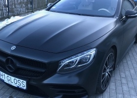 Mercedes S-klasa czarna satyna_3